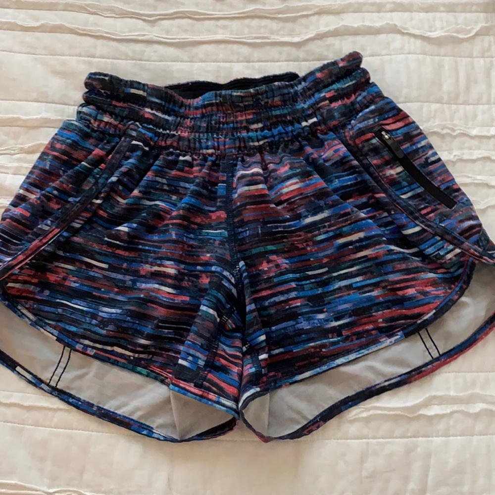 Lululemon Striped Multicolor Shorts